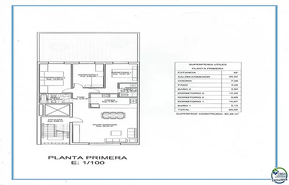 Builders special offer! 4 apartments building with building plans.