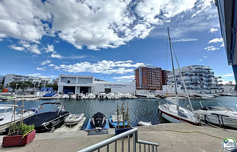 IMPRESIONANT VISTA AL CANAL - APARTAMENT DE 3 HABITACIONS A ROSAS SANTA MARGARITA