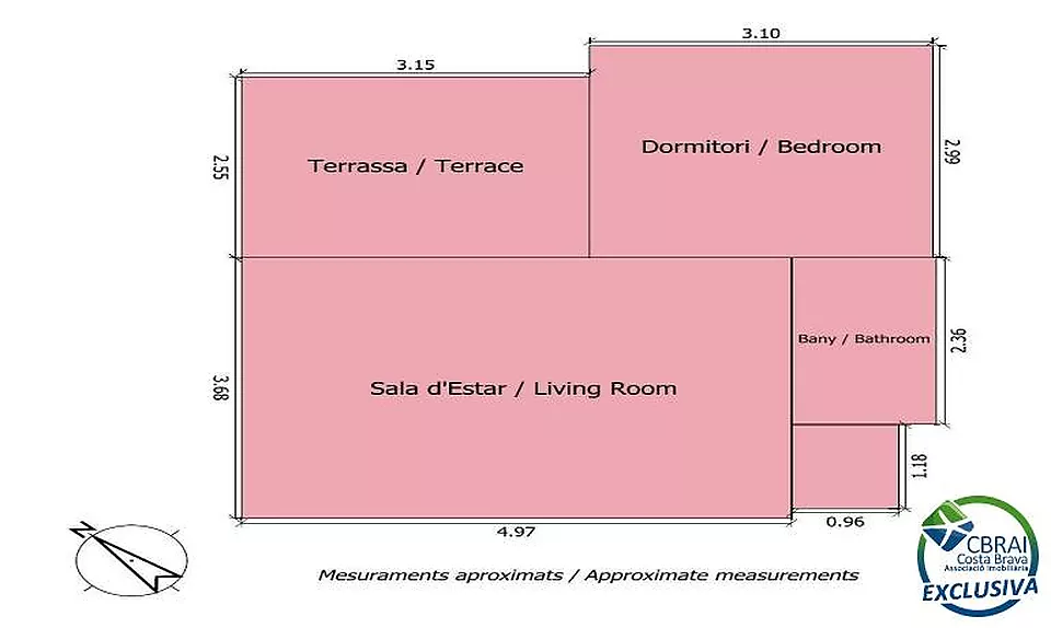 Ferienwohnung mit optionaler Garage in Santa Margarida, Roses