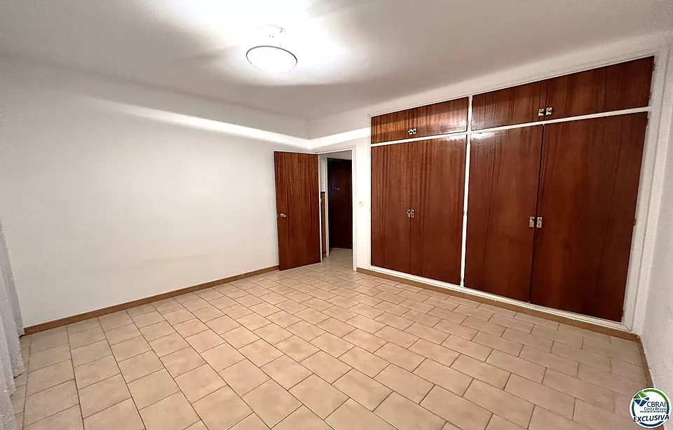 Flat situated in the centre of the village with large garage.