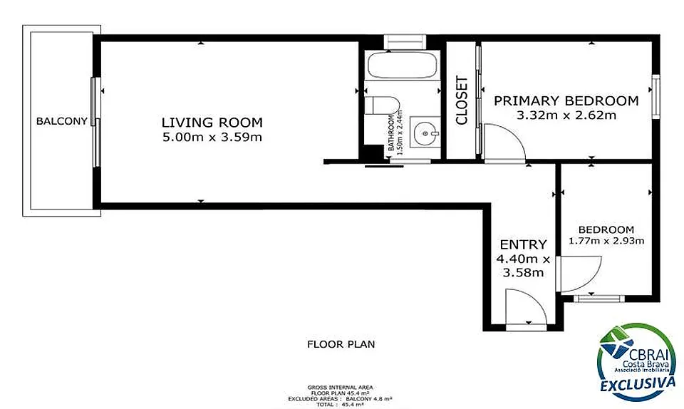 PORT MOXÓ Apartament amb dos dormitoris, vistes al canal i pàrquing exterior privat