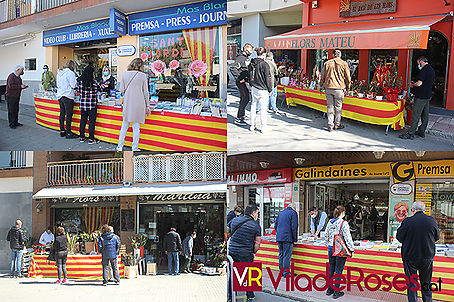 Les habitants de Roses veulent Sant Jordi